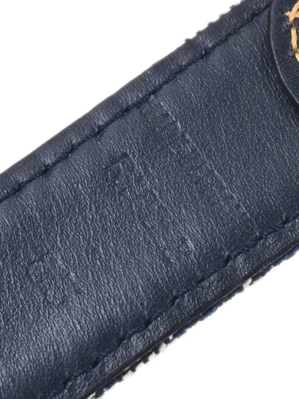 Christian Dior Trotter Belt Navy #85 - Picture 10 of 15